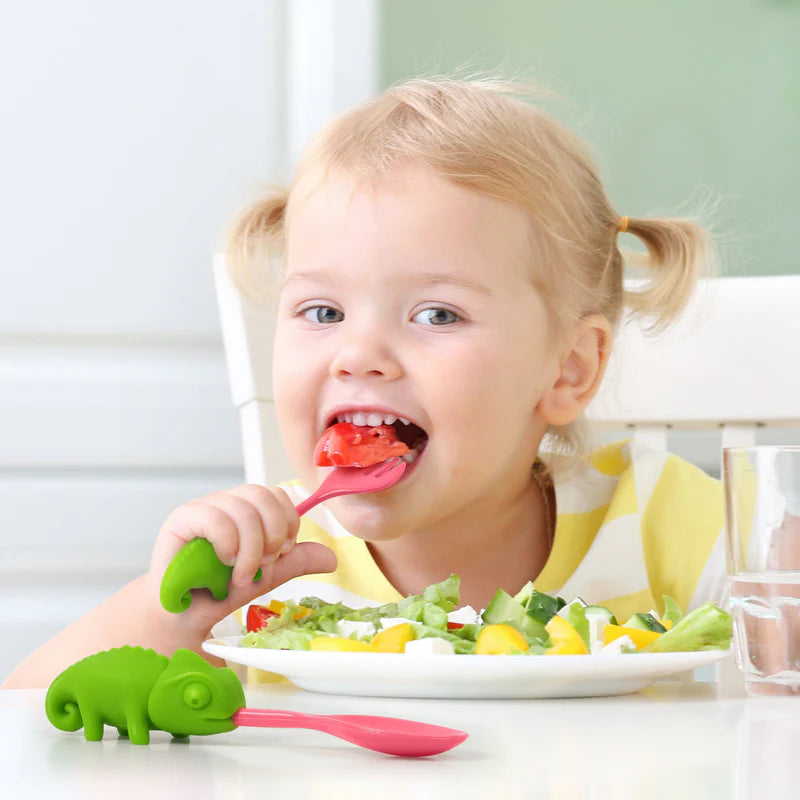 Taste Buds Chameleon Utensil Set
