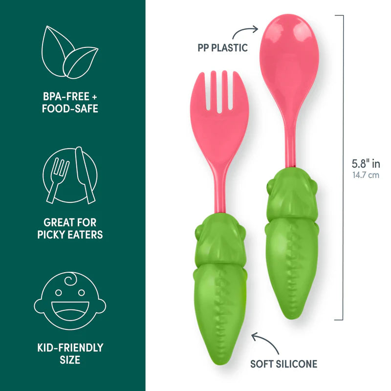 Taste Buds Chameleon Utensil Set