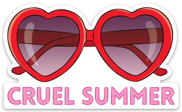 Taylor Swift Cruel Summer Die Cut Sticker