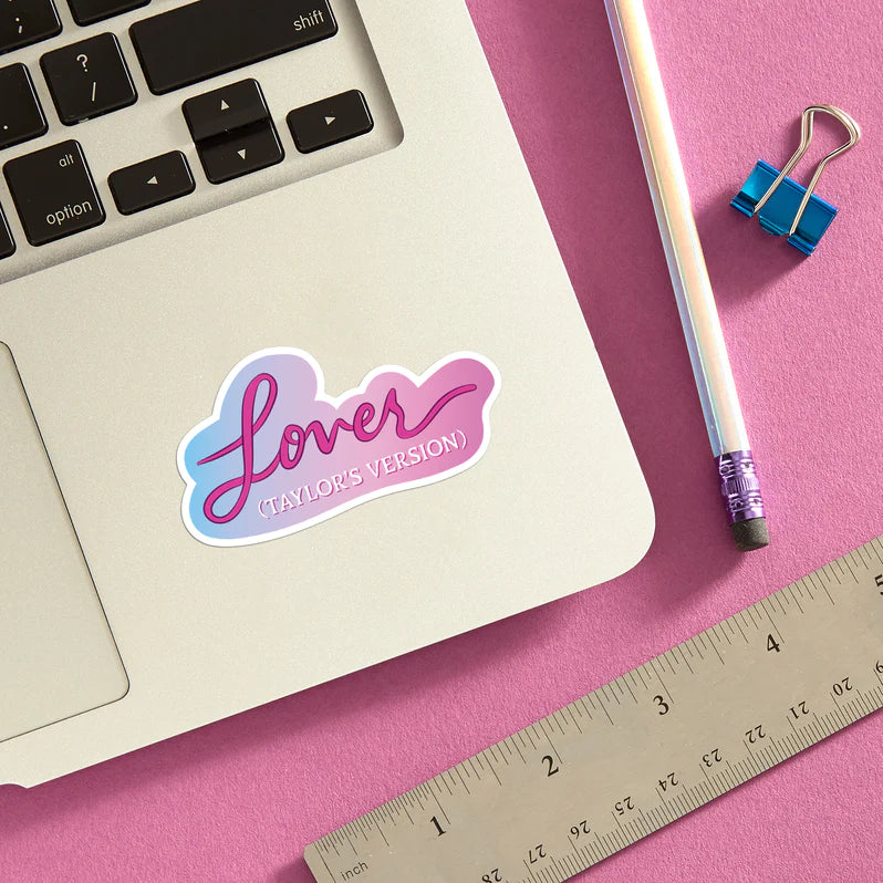 Taylor Swift Lover Die Cut Sticker
