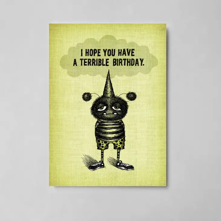 Card Terrible Birthday