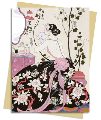 Card The Backless Dress Georges Barbier