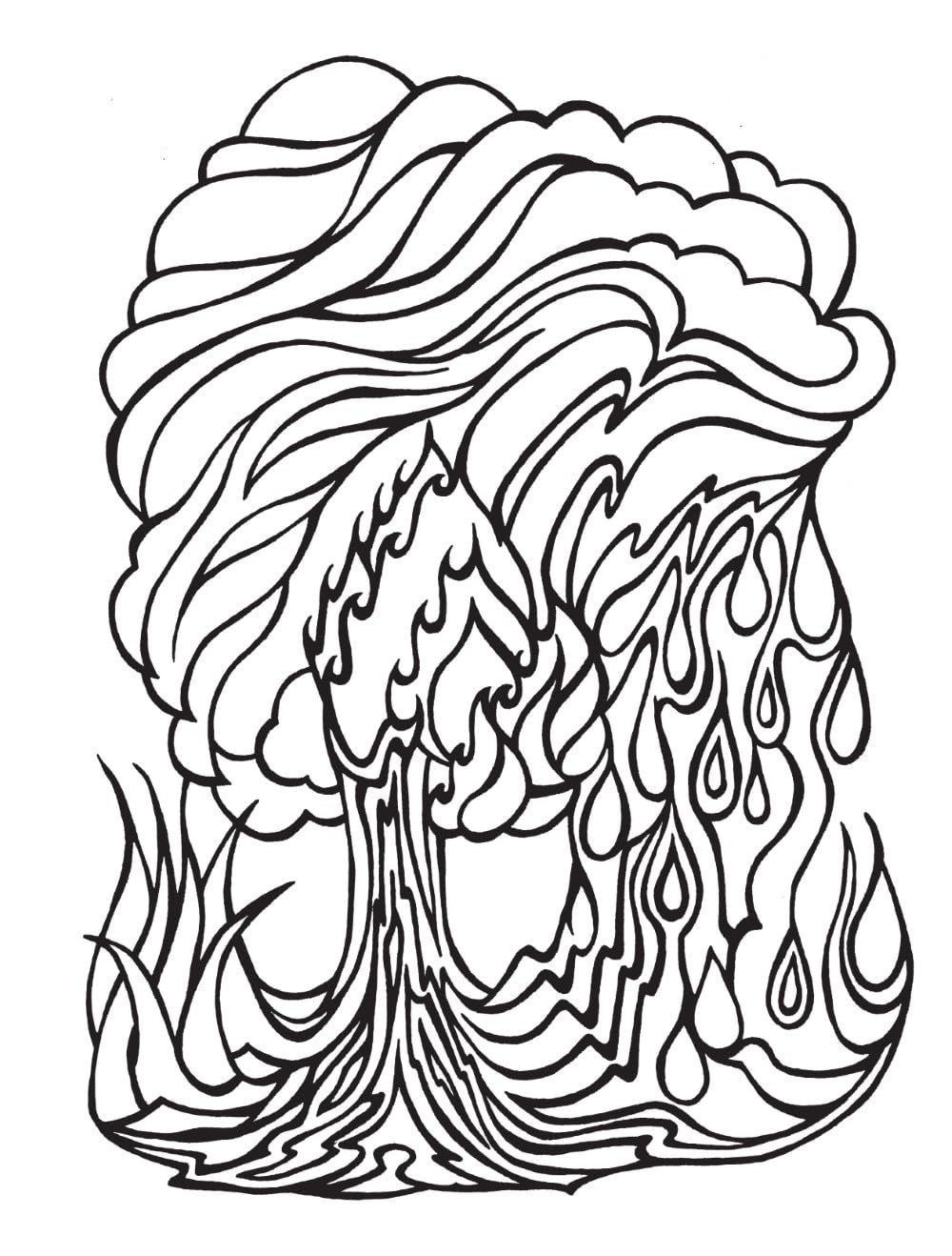 The Four Elements Coloring Book Creative Haven