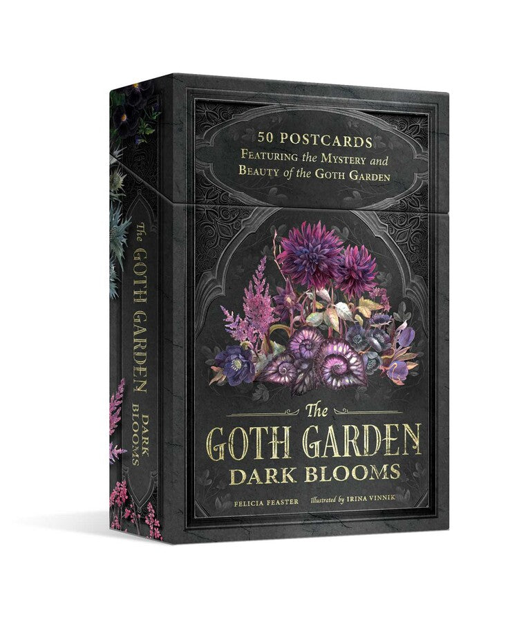 Goth Garden Dark Blooms Postcard Set