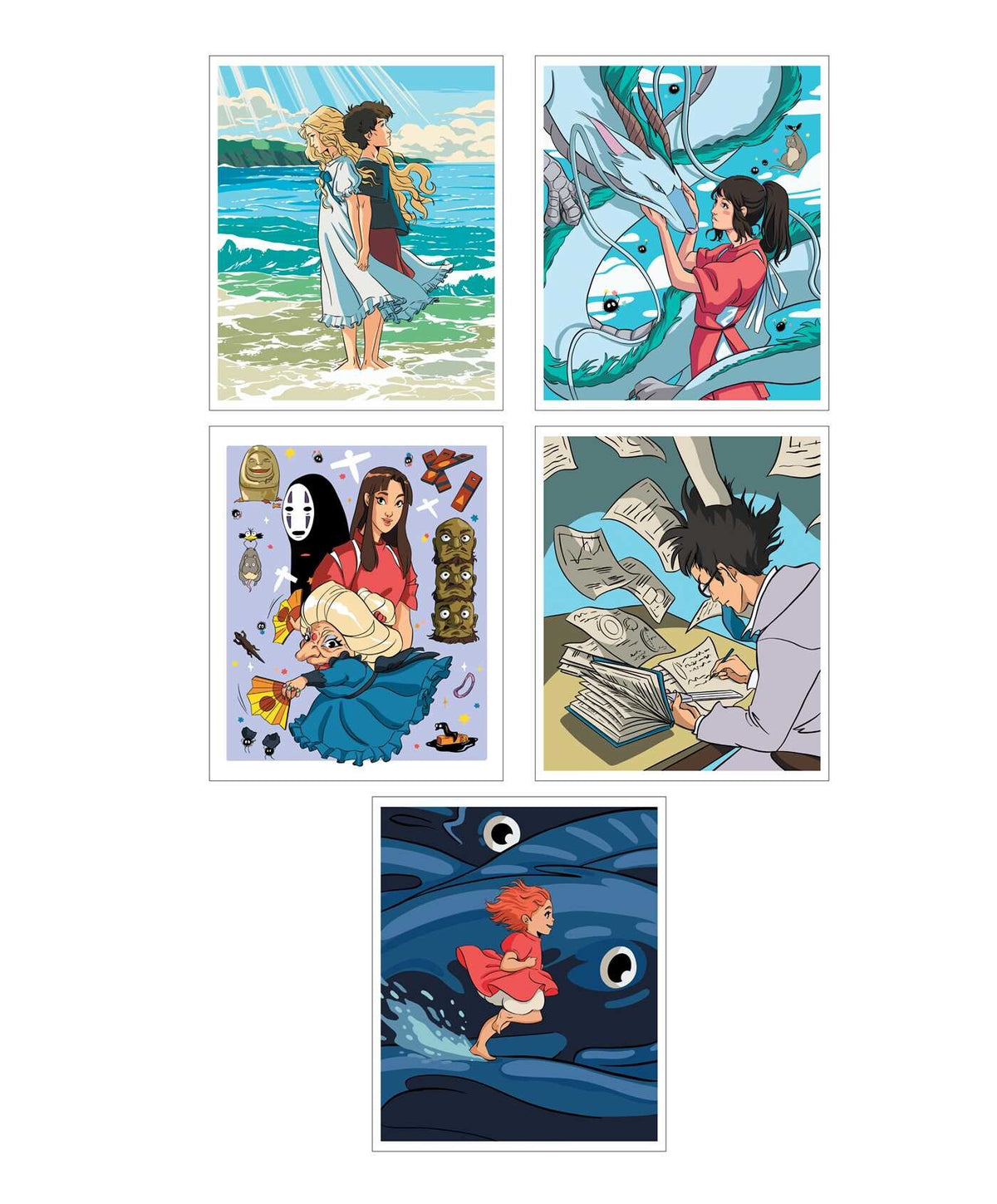 Unofficial Studio Ghibli Color By Number Book