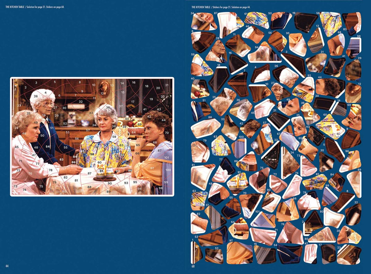 Golden Girls Sticker Art Puzzles