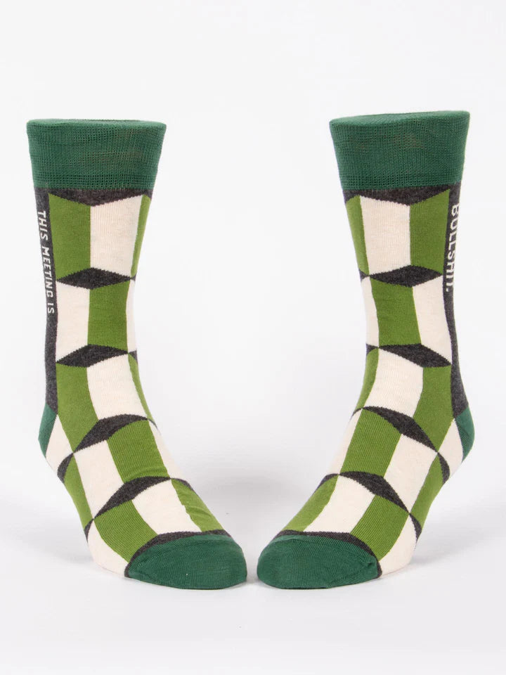 This Meeting Is Bullshit Men's Socks