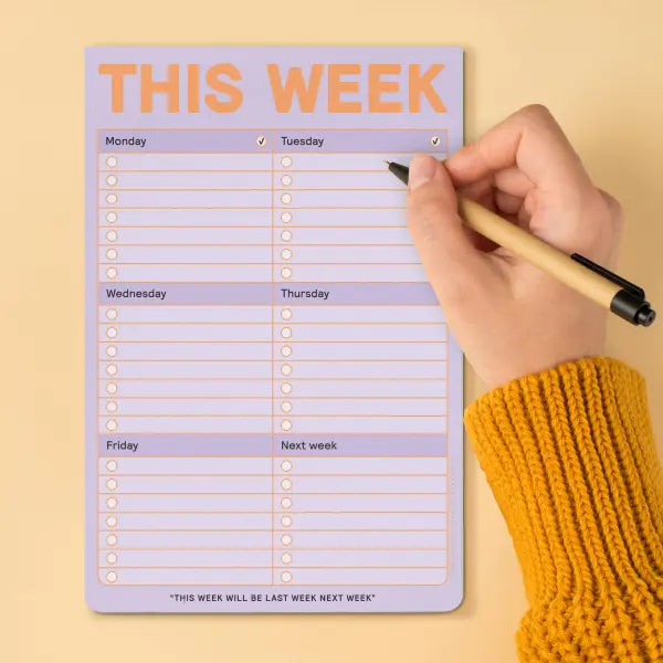 This Week Pad Pastel