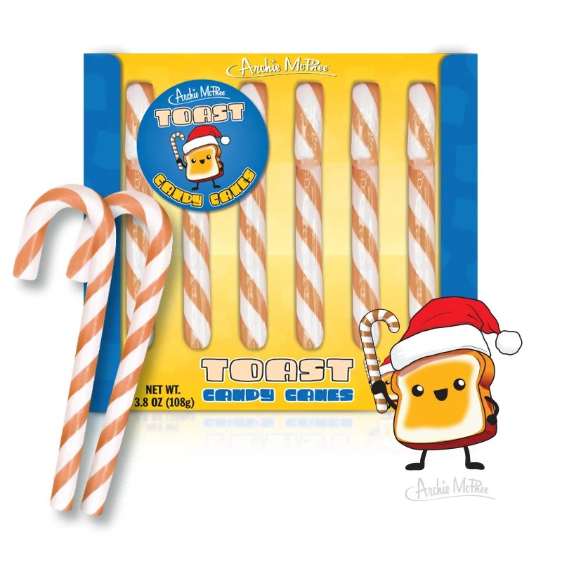 Toast Candy Canes