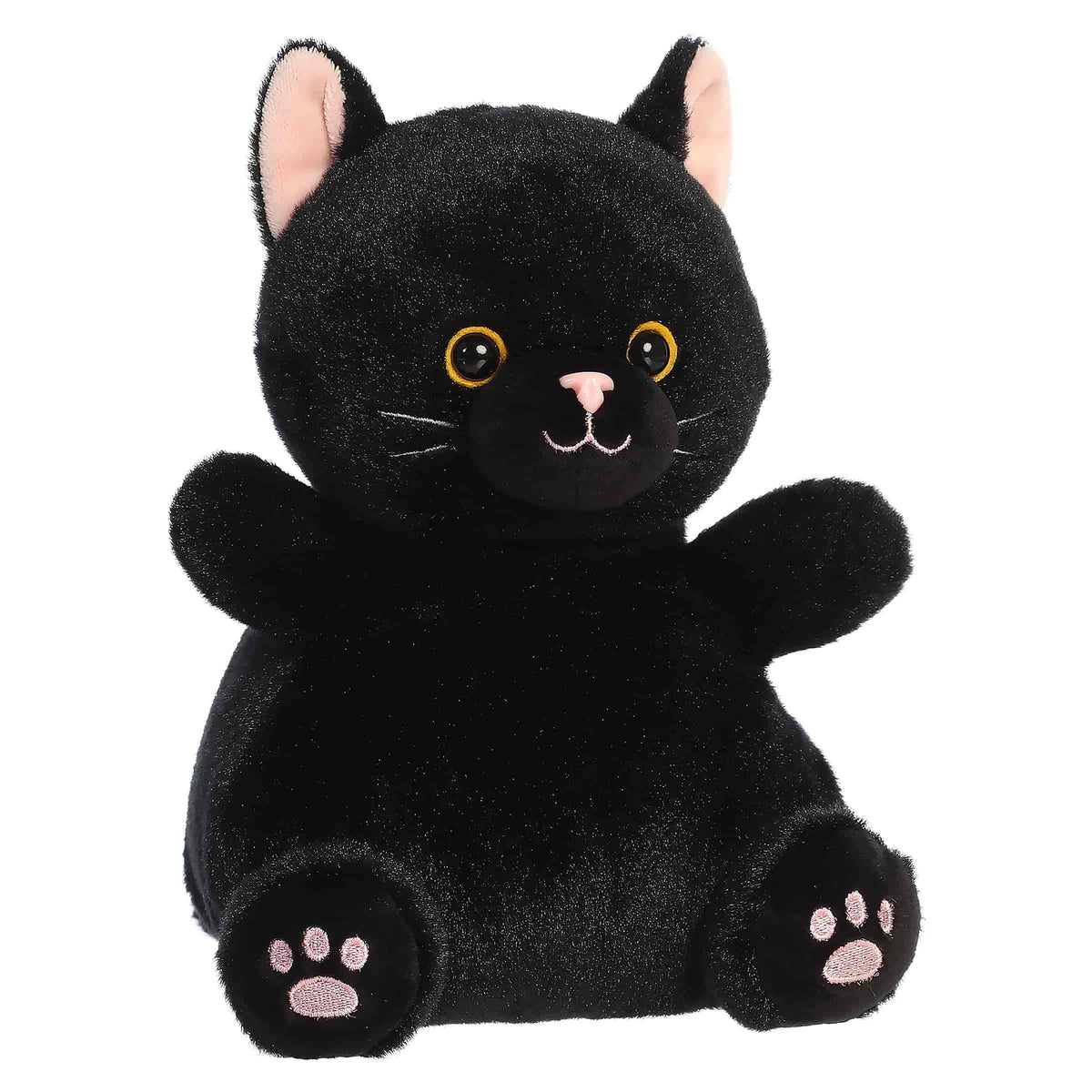 Twilight Black Cat Party-Sized Palm Pals Plush 8"