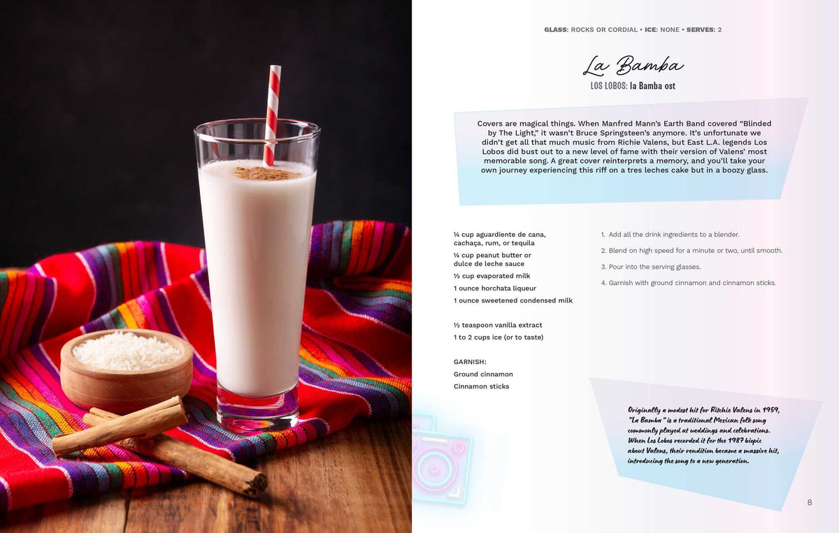 Totally 80s Cocktail Playlist Recipe Book