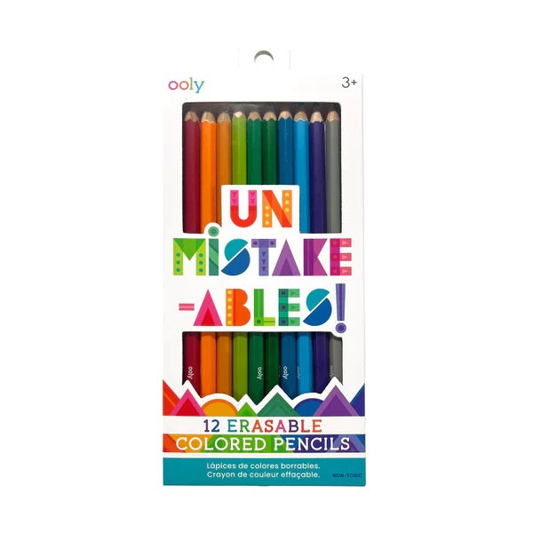 Un-Mistake-Ables 12 Erasable Colored Pencils