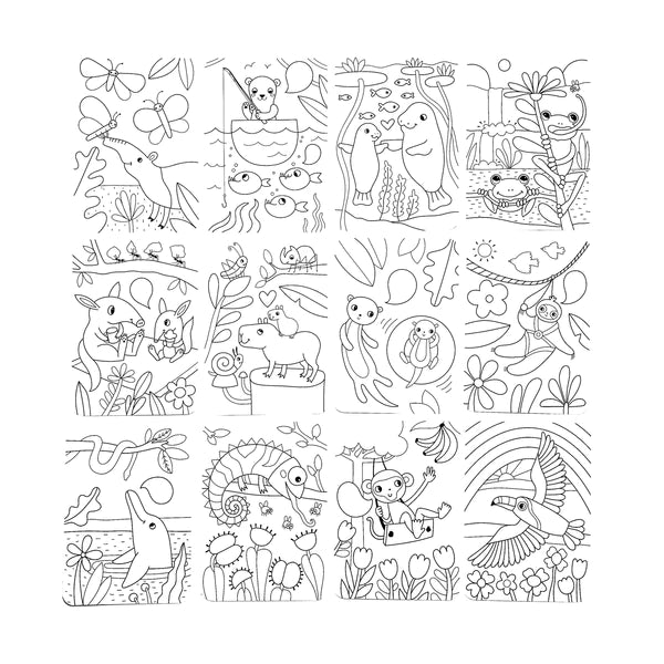 Undercover Art Rainforest Fun Coloring Activity