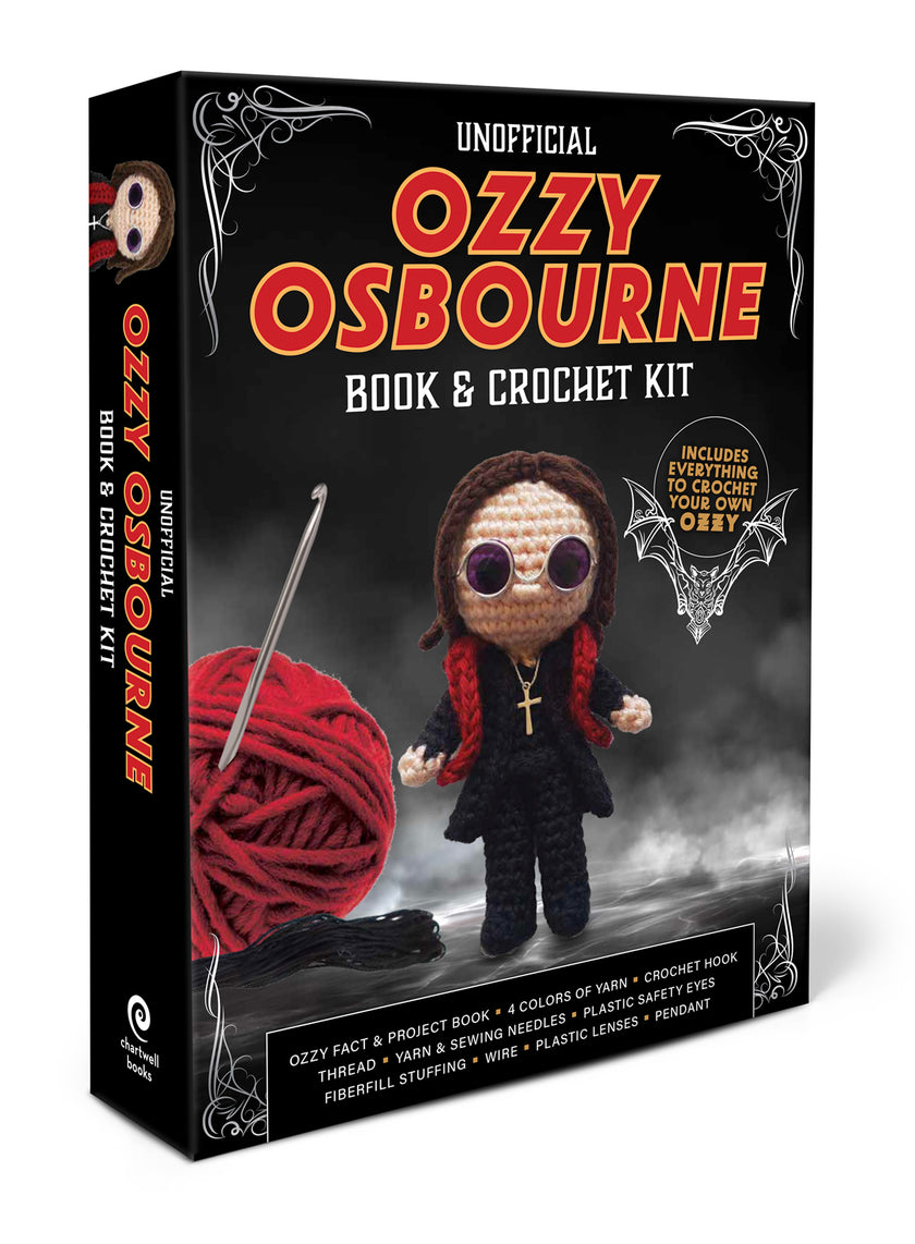 Unofficial Ozzy Osbourne Book & Crochet Kit