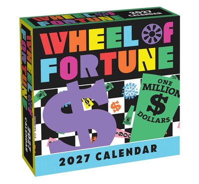 Wheel Of Fortune 2027 Desktop Calendar