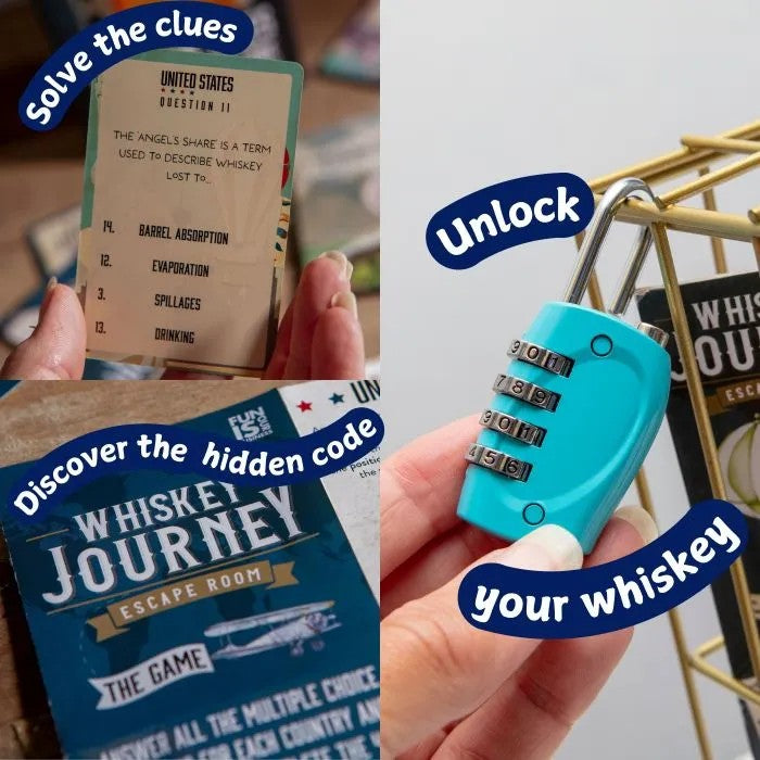 Whiskey Journey Escape Room Game