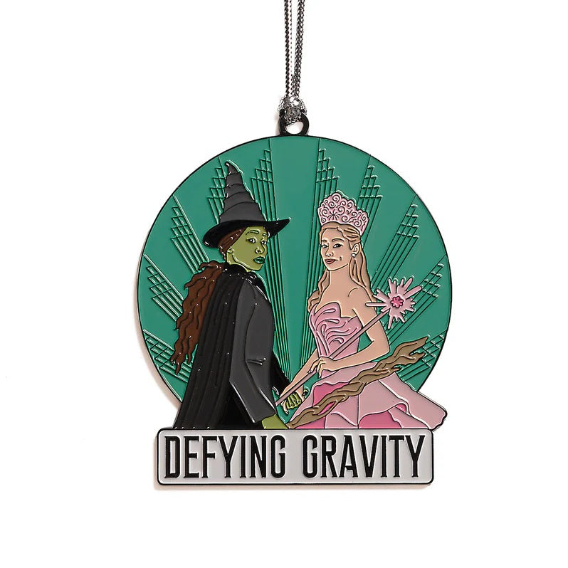 Wicked Defying Gravity Enamel Ornament