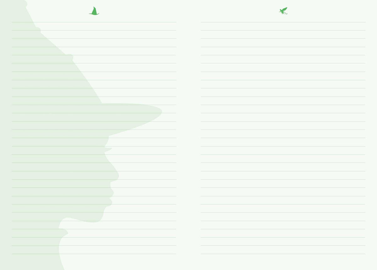 Wicked Elphaba/Glinda Reversible Journal