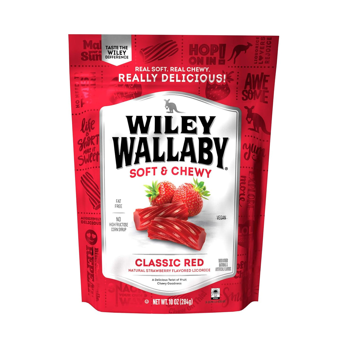 Wiley Wallaby Classic Red Licorice 10 oz