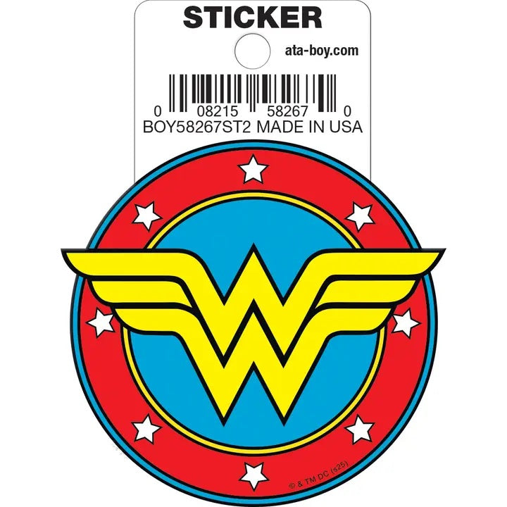 DC Comics Wonder Woman Logo Die Cut Sticker