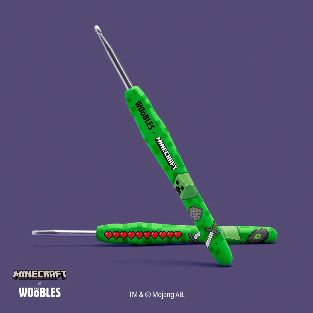 Woobles Minecraft Creeper Beginner Crochet Kit