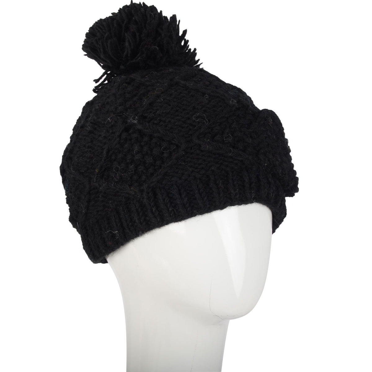 Wool Hat Pocket Pom 19.99 Black