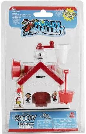 World's Smallest Peanuts Snoopy Sno-Cone Machine