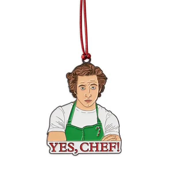 Yes Chef The Bear Enamel Ornament