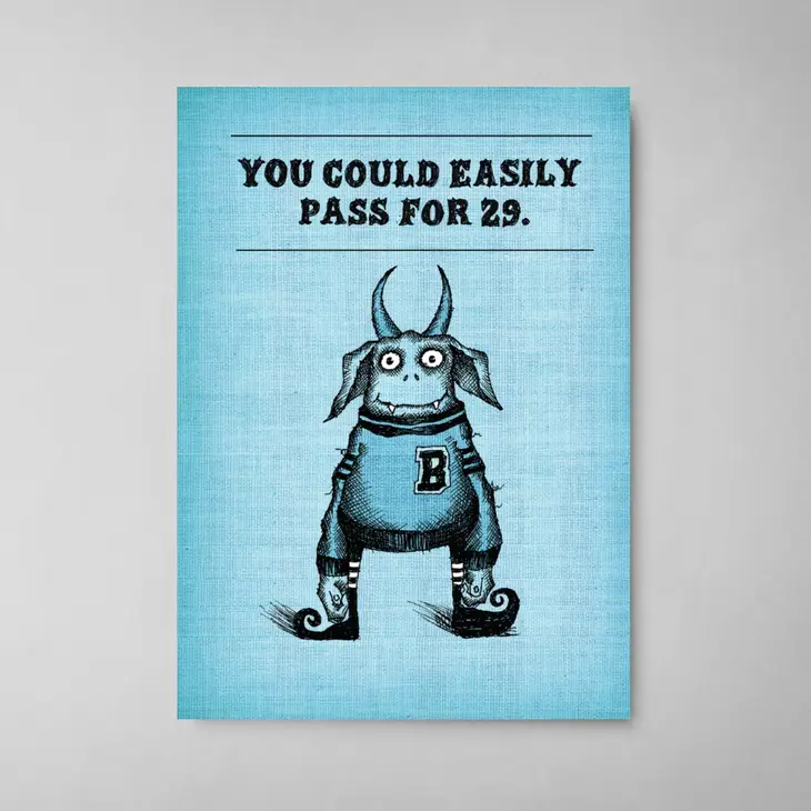 Card You Could Easily Pass For 29 Birthday