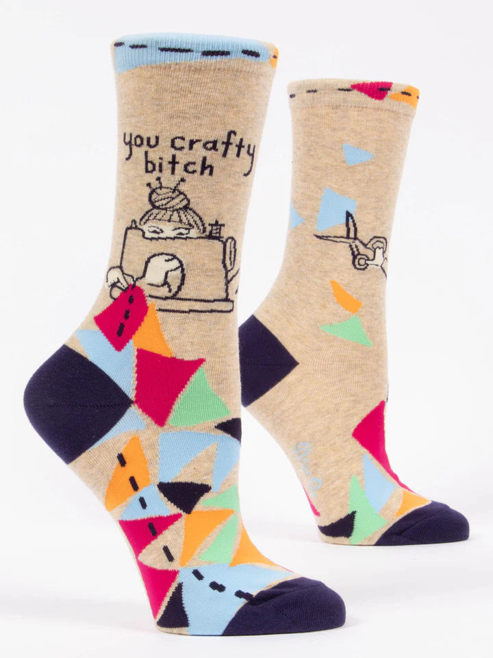 You Crafty Bitch Women's Socks
