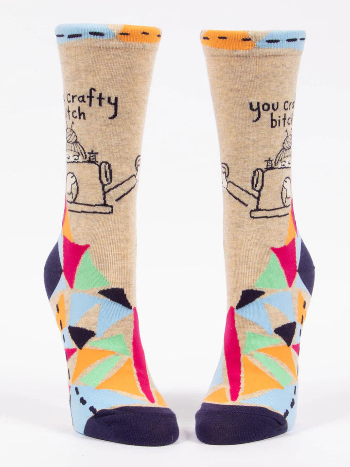 You Crafty Bitch Women's Socks