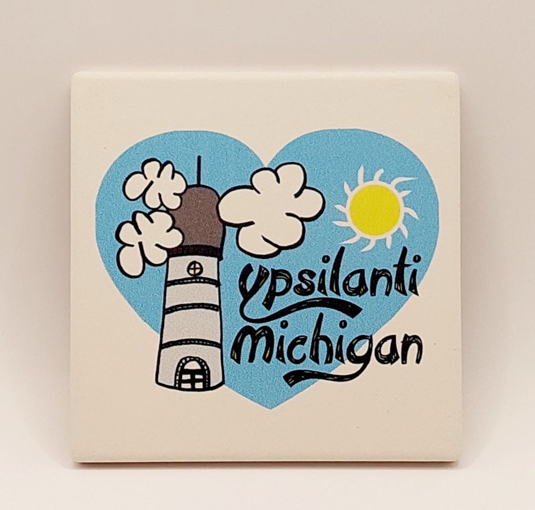 Ypsilanti Cartoon Coaster