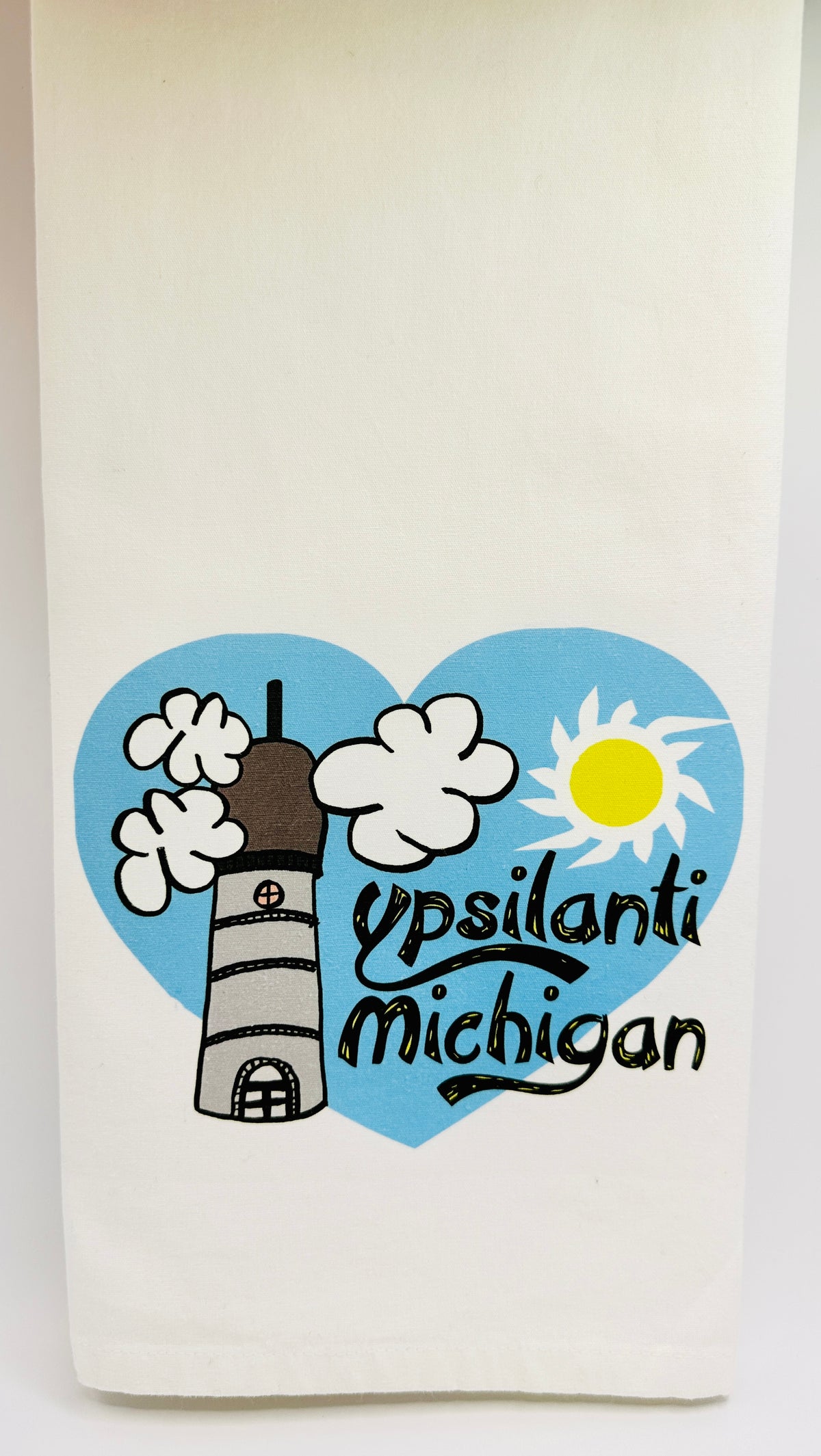Ypsilanti Cartoon Dish Towel