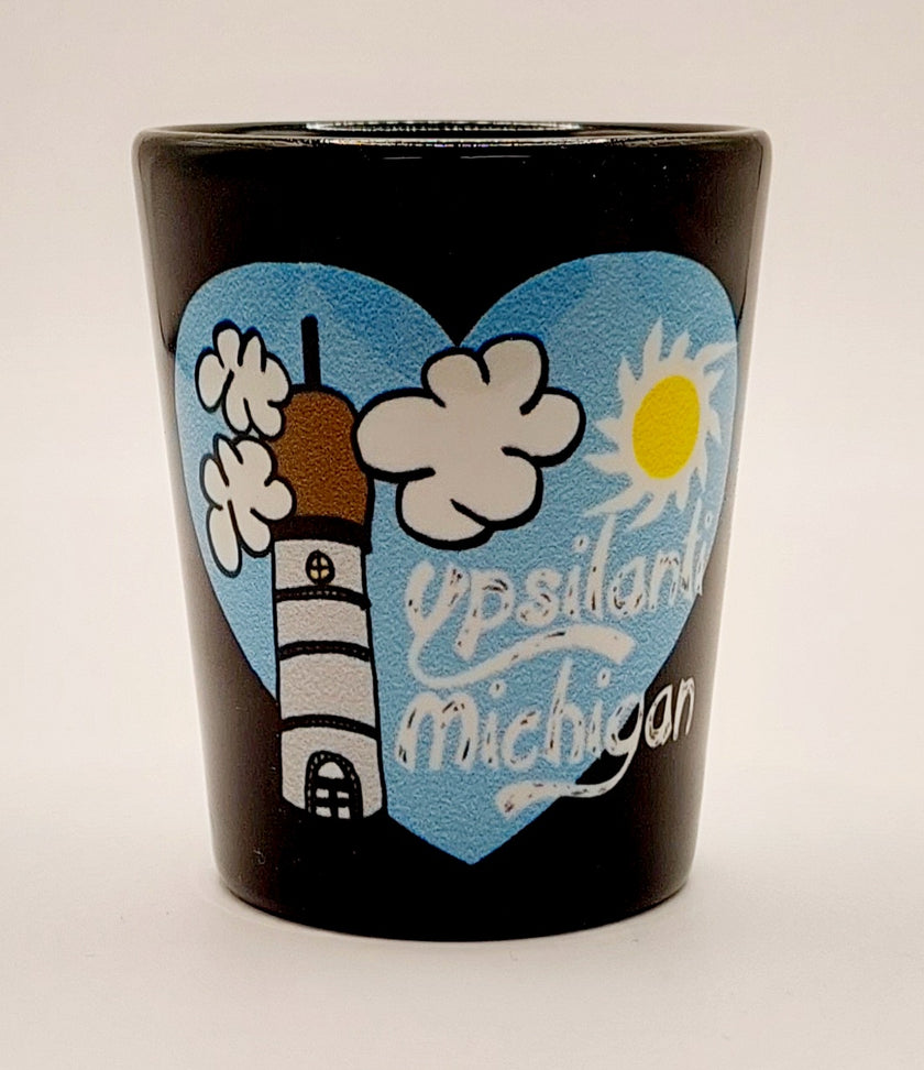 Ypsilanti Cartoon Shot Glass