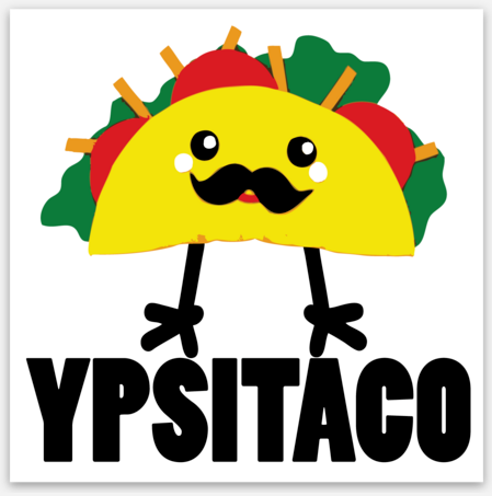 Ypsitaco Vinyl Sticker