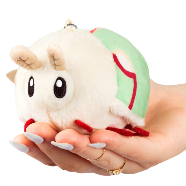Micro Luna Moth Plush Keychain 3"