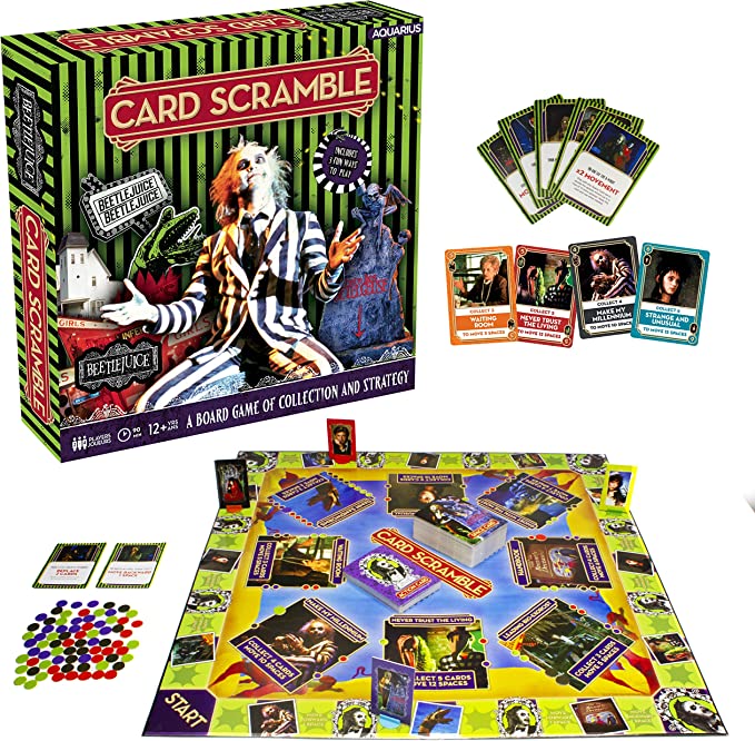 Beetlejuice Card Scramble Game