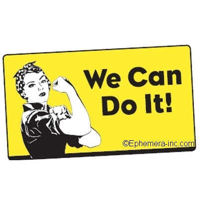We Can Do It Bumper Sticker Rosie The Riveter