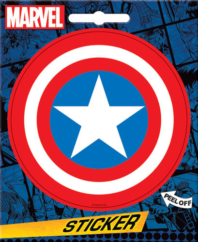 Marvel Captain America Shield Sticker