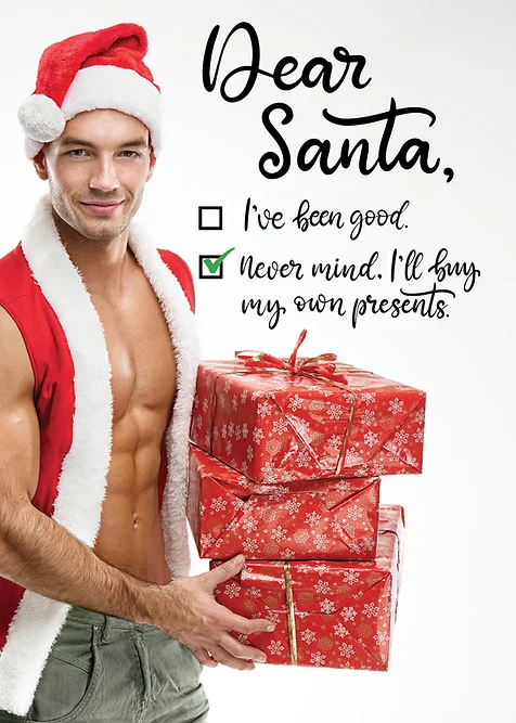 Card Buy My Own Presents Christmas