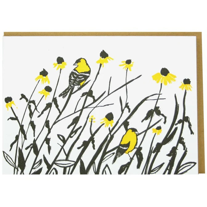 Card Goldfinches