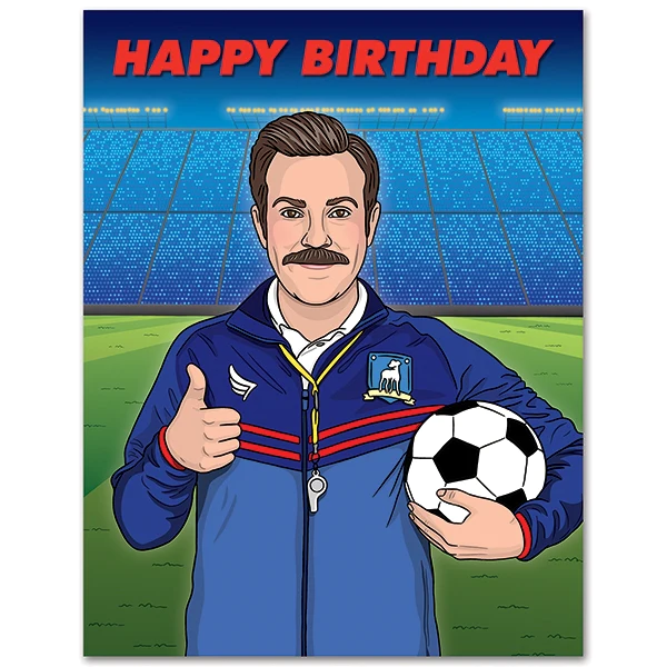 Card Ted Lasso Happy Birthday