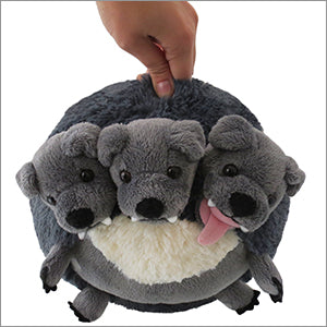Mini Cerberus Dog Plush 7"