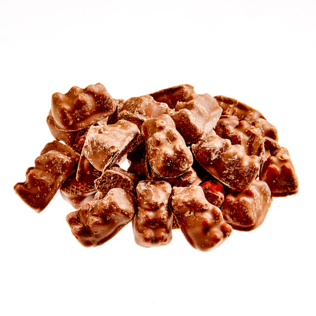 Chocolate Covered Gummy Bears 8 oz