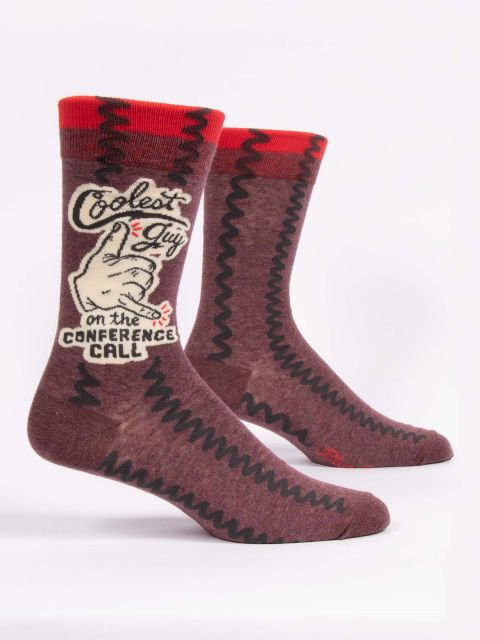 Coolest Guy On The Conference Call Men's Socks
