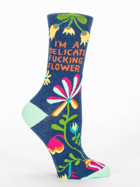 I'm A Delicate Fucking Flower Women's Socks
