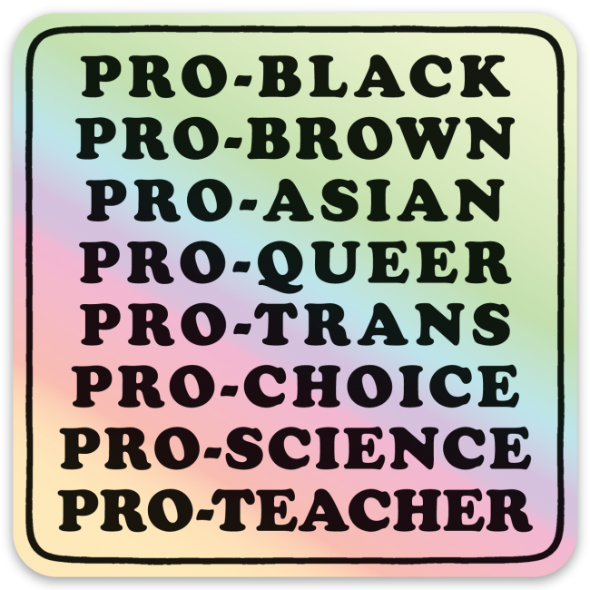 Social Justice Die Cut Sticker