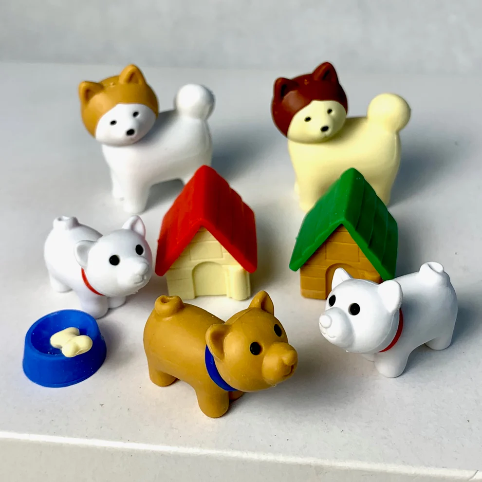 Dog Or Akita Dog Eraser Iwako