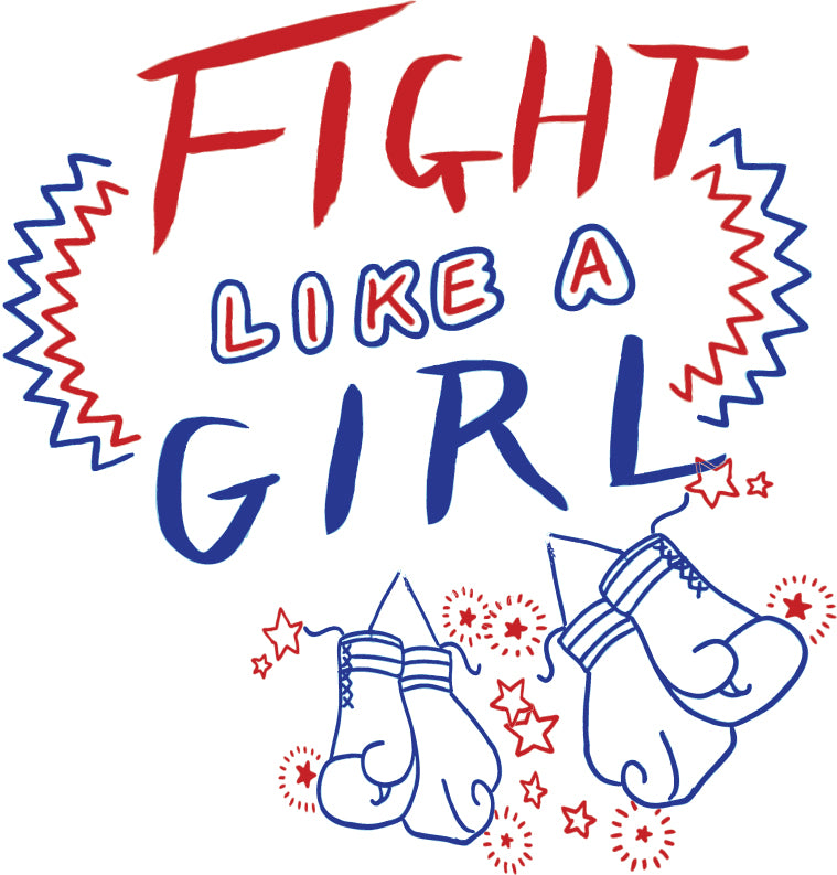 Fight Like A Girl Sticker