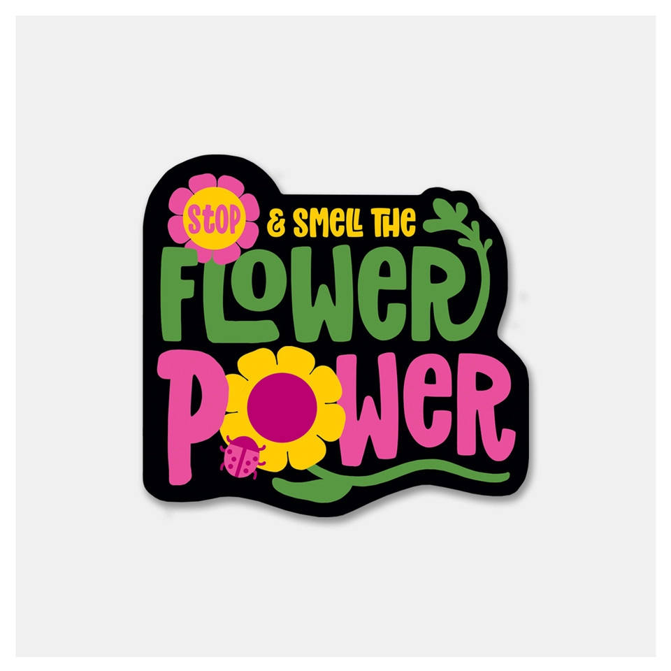 Flower Power Sticker